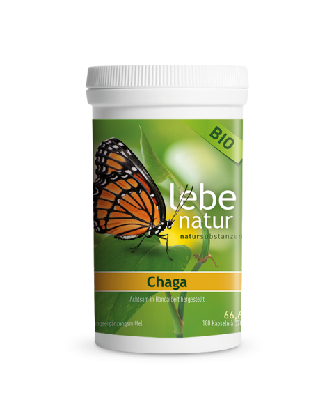 lebe natur® Chaga Vitalpilz BIO 180er